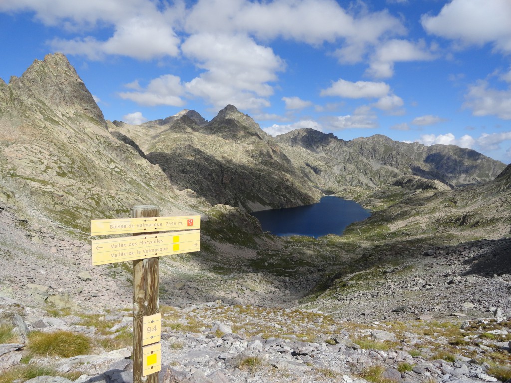 Het hoogste punt van de 3-daagse trektocht in september 2015 bevond zich halverwege de 2de dag: de Baisse de Valmasque op 2549 meter hoogtte. 